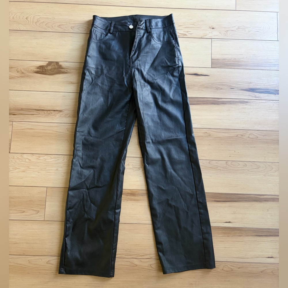 Black Leather Pants